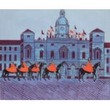 ‡ Robert Tavener (1920-2004) Horse Guards No 7 (Evening) Signed and numbered 31/50 in pencil to