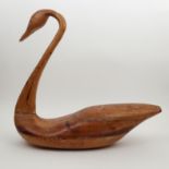 ‡ Guy Taplin (b. 1939) Swan Pine with glass bead eyes 75 x 79cm Provenance: Purchased from the