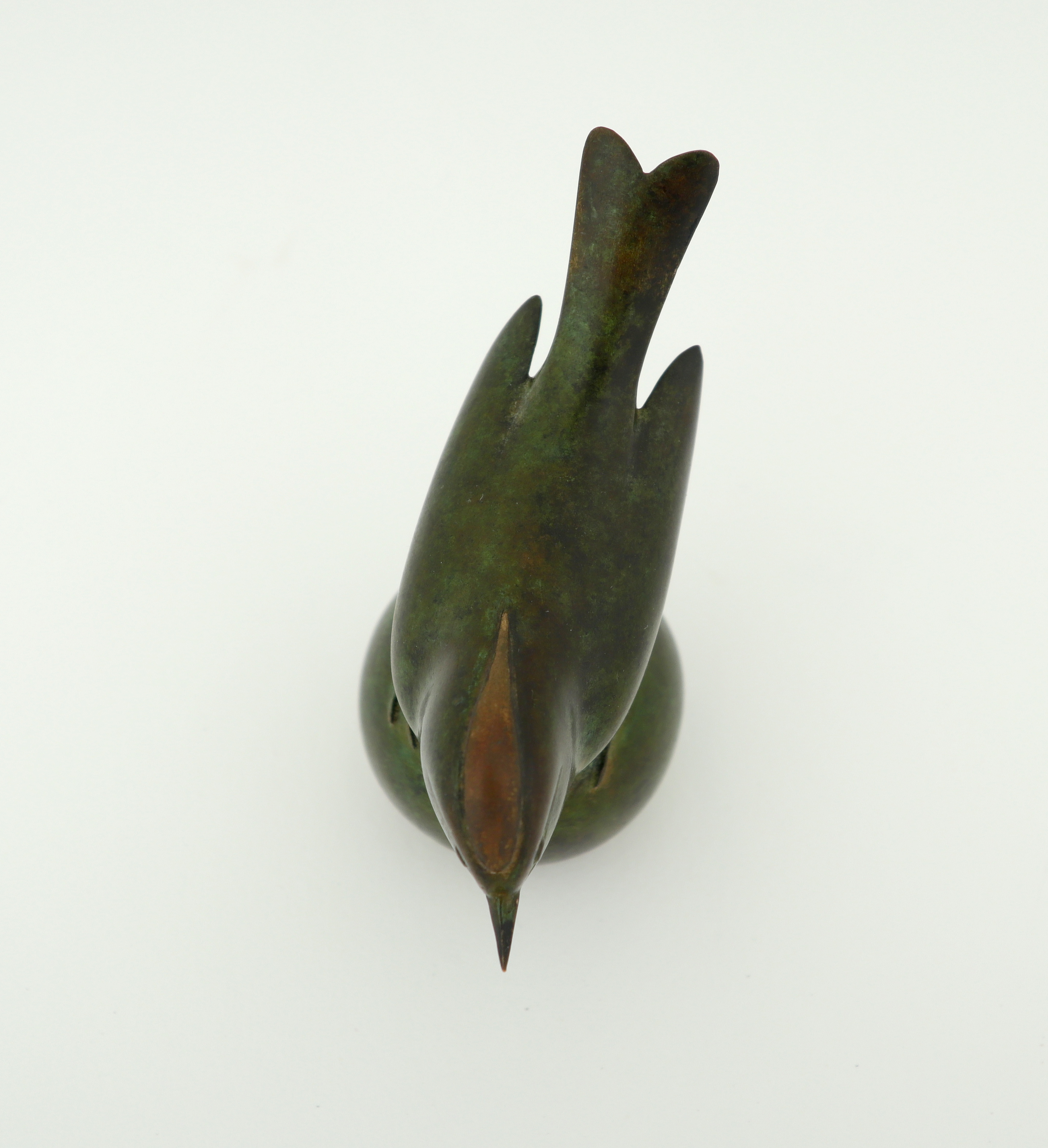 ‡ Geoffrey Dashwood (b.1947) Goldcrest on a ball Signed, numbered 12/24 and inscribed P.E. Bronze - Image 2 of 9
