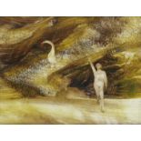 ‡ Sir Sidney Nolan OM, RA (Australian 1917-1992) Leda and Swan Signed, and further signed titled and