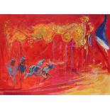 ‡ Tom Nash (Welsh 1931-2013) Carousel Signed Oil on canvas 75.8 x 100.5cm Provenance: Mrs R. H.