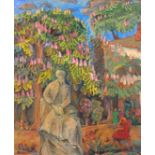 ‡ Bassett Wilson (1888-1972) Champs-Élysées: Daudet Signed and dated 37, and further titled and