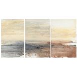 ‡ Colin Carruthers (Northern Irish Contemporary) Low Tide (Triptych) Three, each signed and numbered