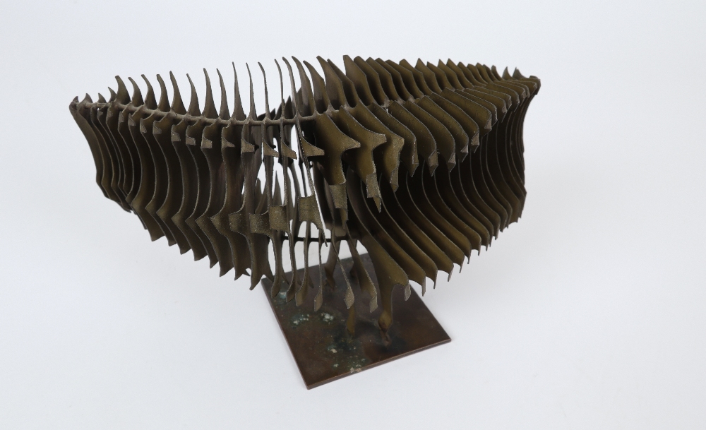 ‡ Cosimo Carlucci (Italian 1919-1987) Untitled, abstract Signed and dated 63 Brass 23 cm wide - Image 19 of 20