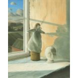 ‡ James Lynch (b. 1956) Objects on a window sill Signed and dated 87 Watercolour and gouache 48 x