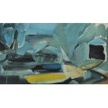‡ Ivon Hitchens (1893-1979) Three Boats Signed, numbered 40/375, and blindstamped to margin