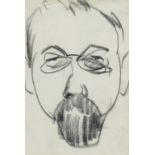 ‡ John Duncan Fergusson (Scottish 1874-1961) Paris sketch Charcoal 16 x 11cm Provenance: Margaret