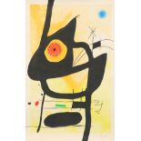 ‡ Joan Miró (Spanish 1893-1983) La Femme des Sables Signed, and numbered 22/75 1969, Dupin no 500