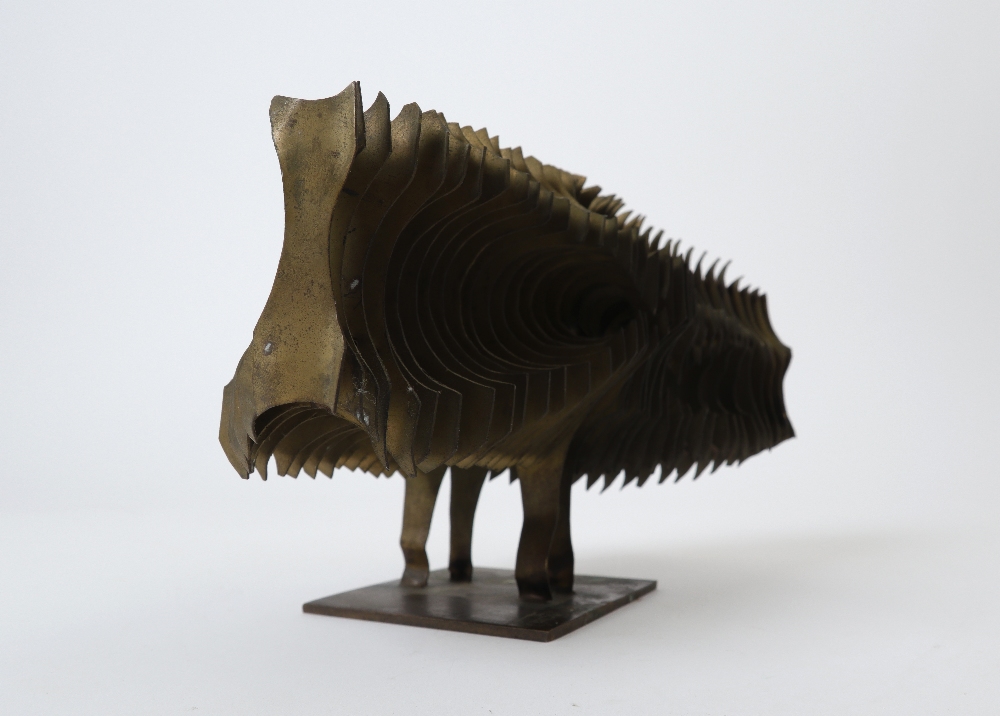 ‡ Cosimo Carlucci (Italian 1919-1987) Untitled, abstract Signed and dated 63 Brass 23 cm wide - Image 16 of 20