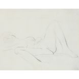 Eric Gill (1882-1940) Nude Signed and dated 4.3.28 Pencil 30.5 x 38cm Provenance: Sotheby's, London,