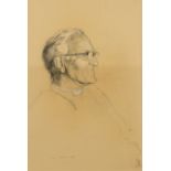 ‡ John Stanton Ward CBE, RA (1917-2007) Portrait of Cuthbert Bardsley, Bishop of Coventry (1907-