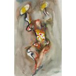 ‡ Robert Medley CBE, RA (1905-1994) Rupert Doone dancing Signed and inscribed for Xmas L Robert M (