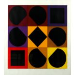 ‡ Victor Vasarely (Hungarian/French 1906-1997) Lapidaire II Signed, numbered 67/150, and with Denise