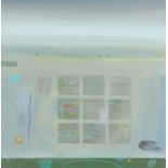 ‡ Fiona Millais (b.1960) Estuary, low tide Signed Acrylic on canvas 50.5 x 51.2cm