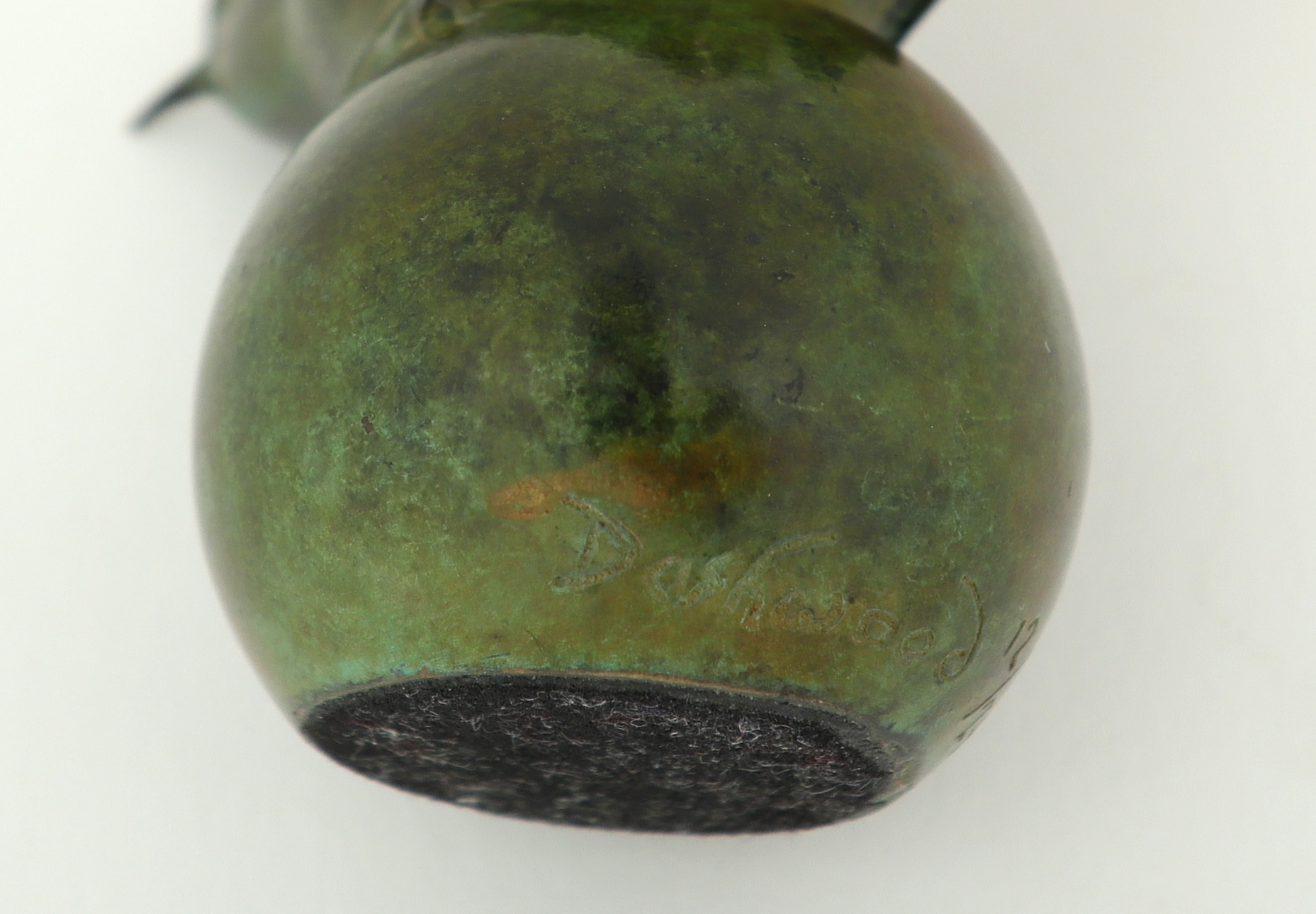 ‡ Geoffrey Dashwood (b.1947) Goldcrest on a ball Signed, numbered 12/24 and inscribed P.E. Bronze - Image 8 of 9