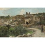 Attributed to Vasily Vasilyevich Vereschagin (Russian 1842-1904) Bethlehem Signed, dated 1885, and