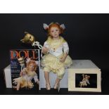 A Sonja Hartmann doll, 'Charlene' number 12/25, with original box and certificate, 50cm tall