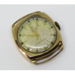 1950s Tudor Royal shock resistant mid size gent's watch, the champagne dial with Arabic numerals and