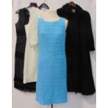 A collection of vintage 1960s/70s ladies clothing including crimplene dresses by Montessa (18) and