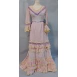 Vintage costume dress worn by Elaine Taylor in the 1971/2 BBC dramatisation of "Trelawny of the