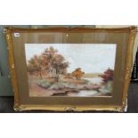 A quantity of 19th century and later watercolour subjects mainly comprising landscapes, etc, various