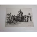 Albany E Howarth (British 1872-1936) - Kings College Aberdeen, The Dochart at Killin and Craig