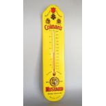 A novelty Colman's Mustard wall barometer, 40cm high