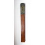 E C Theedam of Dudley stick barometer, 92cm high