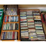 An extensive collection of mixed CDs - classical, folk, rock and pop, etc