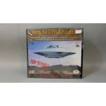 Scale model kit of alien craft 'Area 54 UFO Revealed!' by Testors, sealed and unused