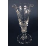 Royal Brierley George VI coronation coin goblet/chalice dated 1937, the bowl engraved with crown and