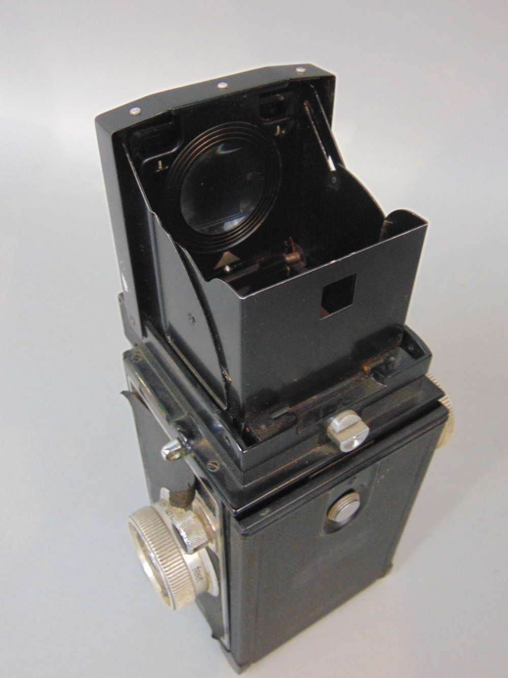 Ikoflex twin lens vintage camera with Novar-Anastigmat Teronar Anastigmat twin lens - Image 3 of 7