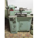 A vintage Smart and Brown of London Ltd engineering lathe model - L, together with a quantity of