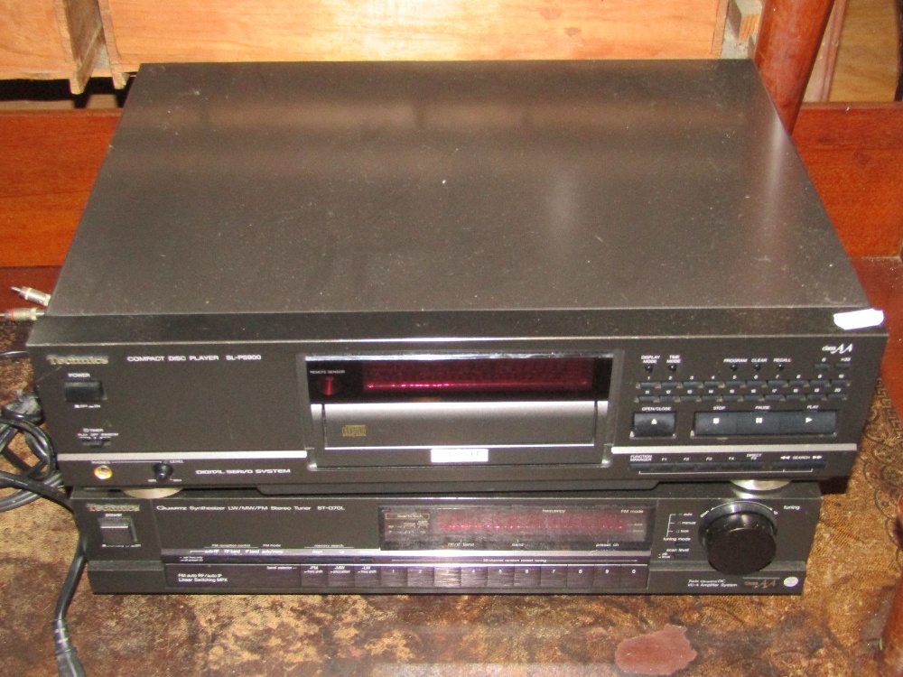 A Hi-fi stacking system comprising a Thorens TD160b Mark II turntable, Technics stereo amplifier, - Image 3 of 3