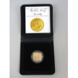 Cased proof sovereign dated 1982