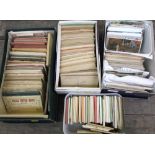 An extensive quantity of pre and post WWII souvenir postcard books, together with a collection of