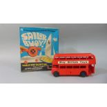 Triang Sailor Buoy table yachting set, boxed with instructions, together with a double decker bus
