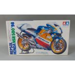 Repsol Honda NSR 500' 98 model kit by Tamiya, unused and in original packaging