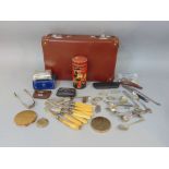 A collection of pre 1947 silver coinage mainly 3D pieces, 1889 crown, etc, 135 grams approx (in