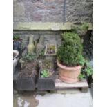 One lot of garden ware to include various planters of varying size and design to include a