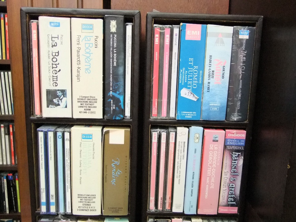 An extensive collection of classical music CDs (one box and various storage racks) - Image 2 of 6