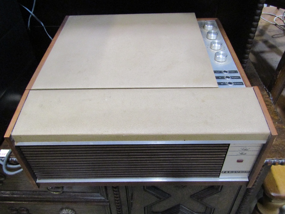 A vintage Ferguson solid state mains record player, model number 042, together with a further - Image 2 of 2