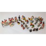30 Britains lead animals - made for Cadbury mice, monkeys, pigs, chickens etc all dressed,
