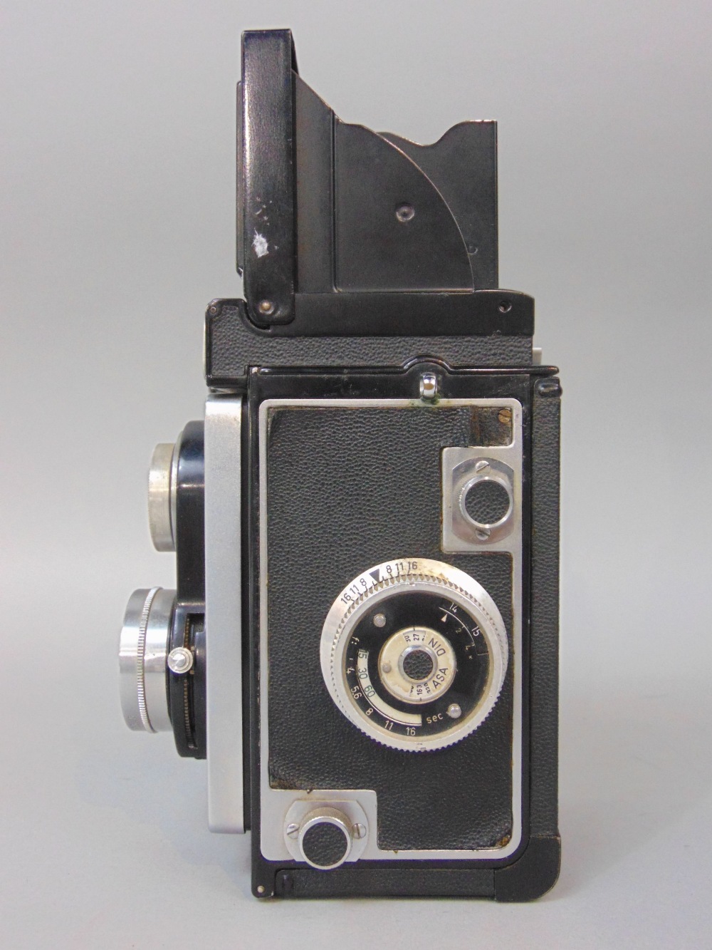 Ikoflex twin lens vintage camera with Novar-Anastigmat Teronar Anastigmat twin lens - Image 4 of 7