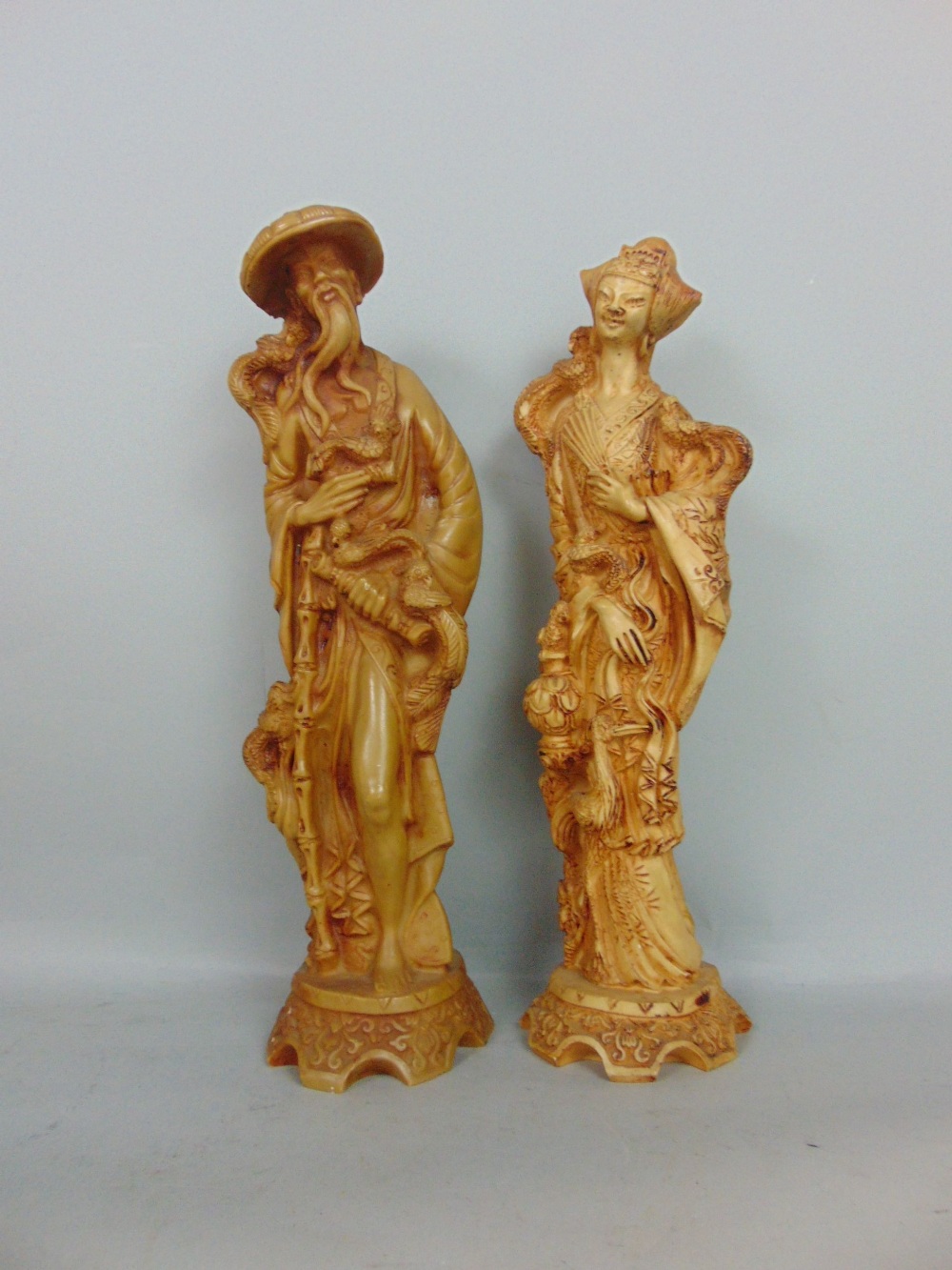 A collection of decorative brasswares including a figure of a miner, street barrow, monkeys, shell - Image 2 of 3