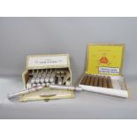 Seven Montecristo Habana No 2 cigars, cased (2018) and 13 Temple Hall Jamaican Banquet cigars in