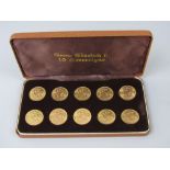 Elizabeth II, ten sovereigns comprising 1957, 1958, 1959, 1962, 1963, 1964, 1965, 1966, 1967 and