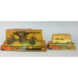 Two die cast metal boxed dinky toys, 88mm gun no 656 and a Range Rover ambulance no 268 (2)