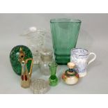 GLASS DUMP HAS BEEN WITHDRAWN FROM THIS LOT. Mixed collection of glassware