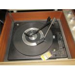 A vintage Ferguson solid state mains record player, model number 042, together with a further